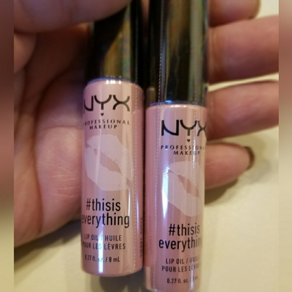 NYX Skincare Set Of 2 Nyx This Is Everything Lip Oil In Sheer